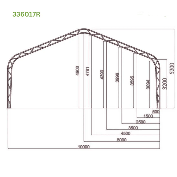33ft Series - Industrial Storage Tent