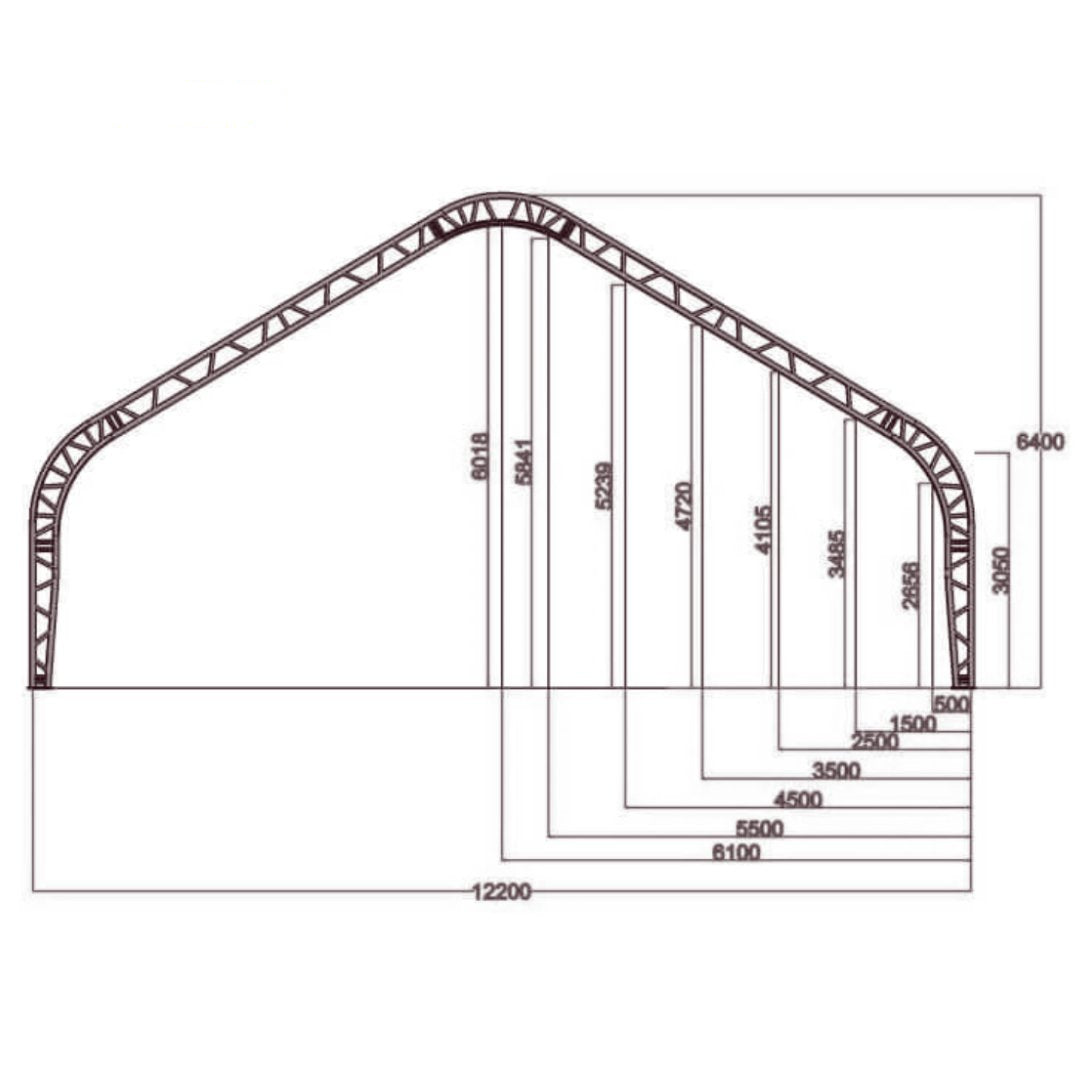 40ft Series - Industrial Storage Tent