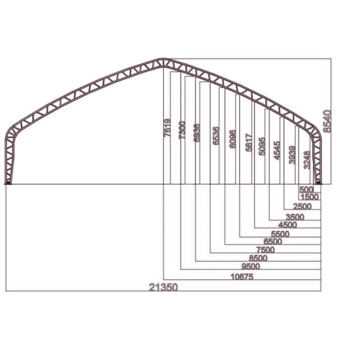 Architectural diagram of a warehouse.